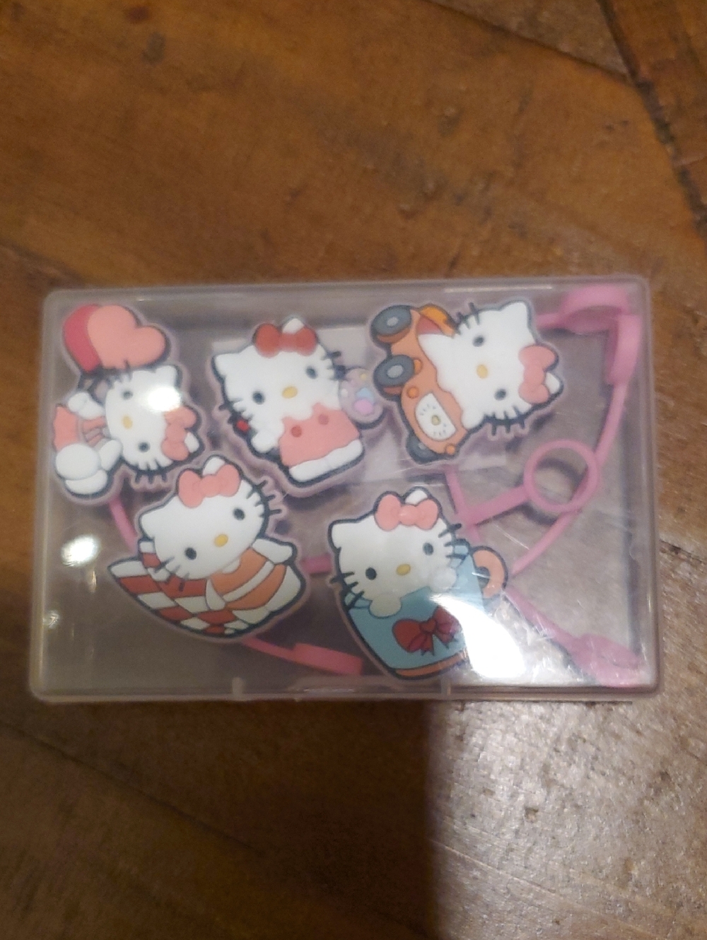 Hello Kitty Pink Straw Toppers